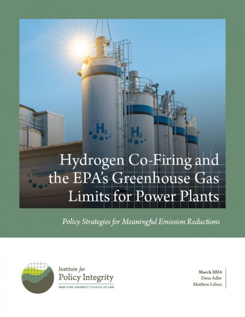 Hydrogen Co-Firing and the EPA’s Greenhouse Gas Limits for Power Plants Cover